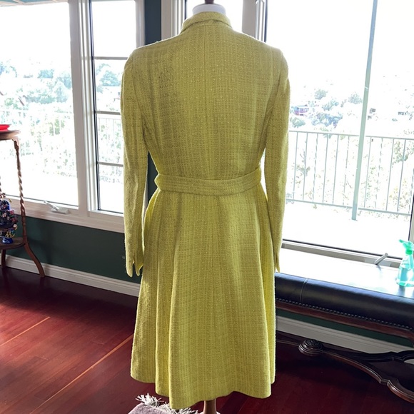 Coat & Matching Sheath Dress Vintage Ann Klein New York - Picture 9 of 15